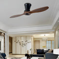 Modern Wood 18W Dimmable LED Ceiling Fan with Remote - Ideal for Living Rooms