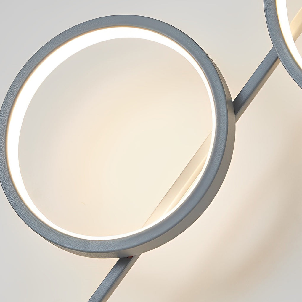Modern Circular LED Wall Sconces - Creative Decorative Lighting for Living Room