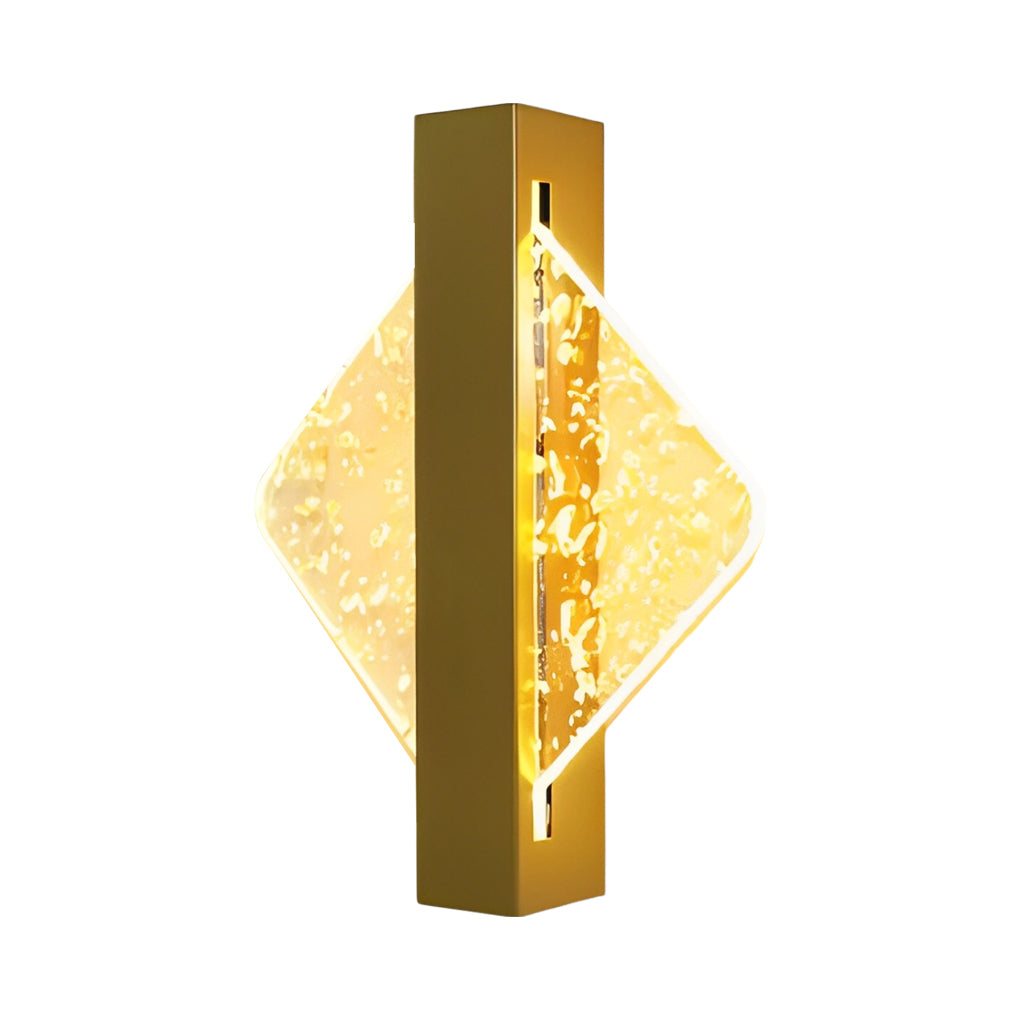 Nordic LED Wall Lamp, Round Square Semicircle Design for Bedroom Decor