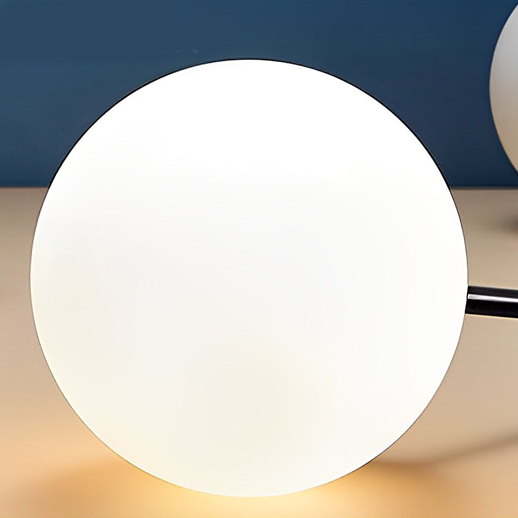 Smart App-Controlled RGB LED Globe Floor Lamp for Modern Living Spaces