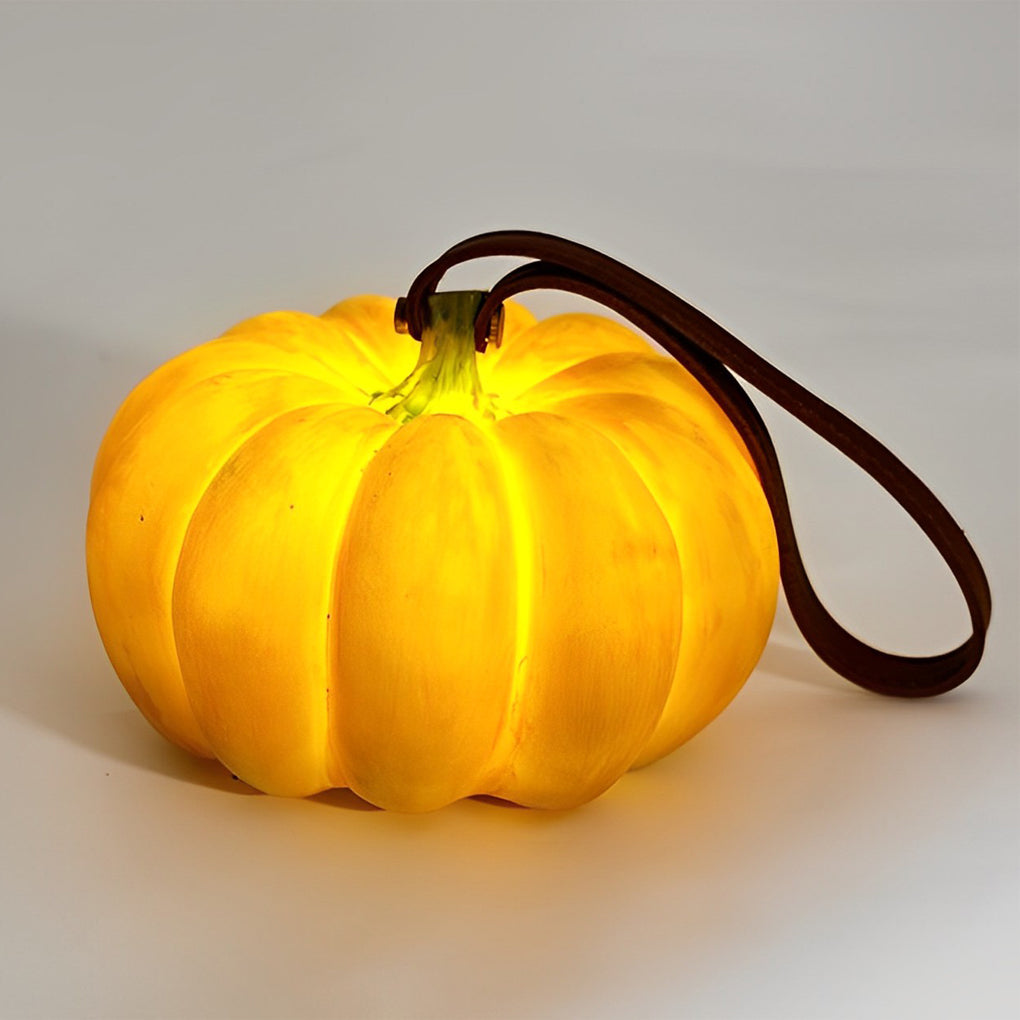 Waterproof USB Rechargeable Portable LED Pumpkin Lantern for Outdoor Decor