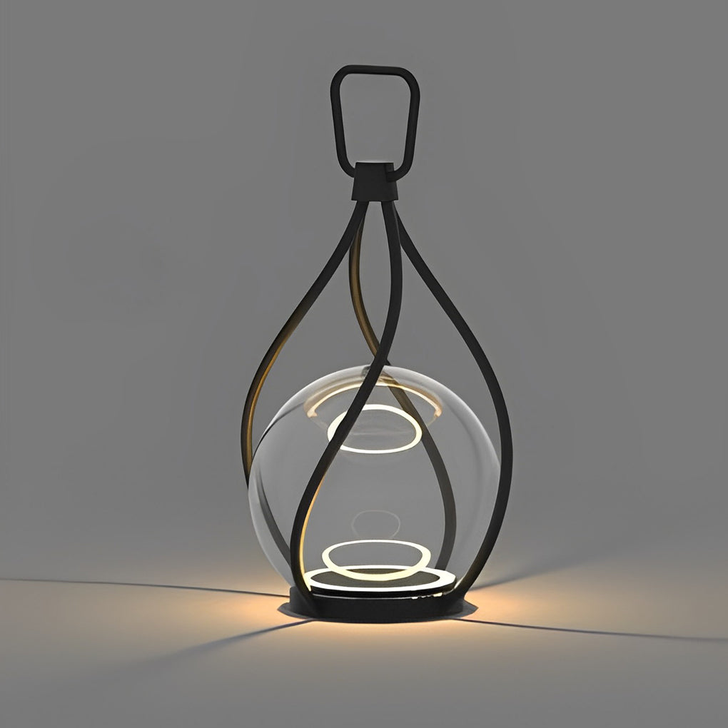 Stylish Metal USB Rechargeable Waterproof LED Night Light for Bedroom