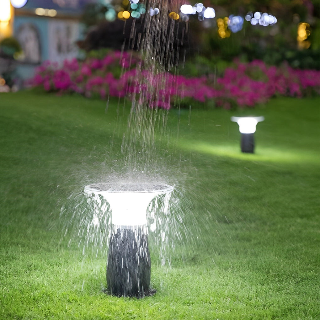 Modern Black 3.5W Solar LED Path Downlights for Outdoor Landscape Lighting