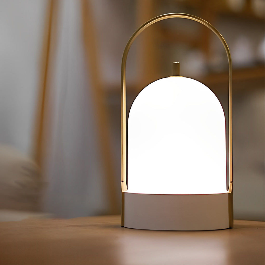 Stylish Portable LED Lantern Table Lamp for Indoor & Outdoor Use