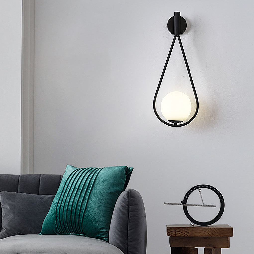 Modern Water Drop LED Wall Sconce in Nordic Style for Home Decor