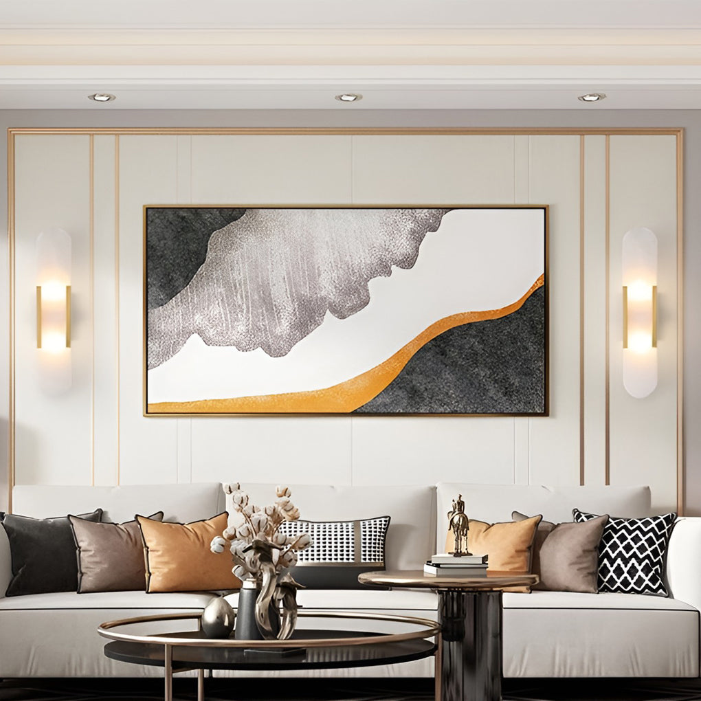Modern Electroplated Metal G4 LED Wall Sconces for Living Room Decor