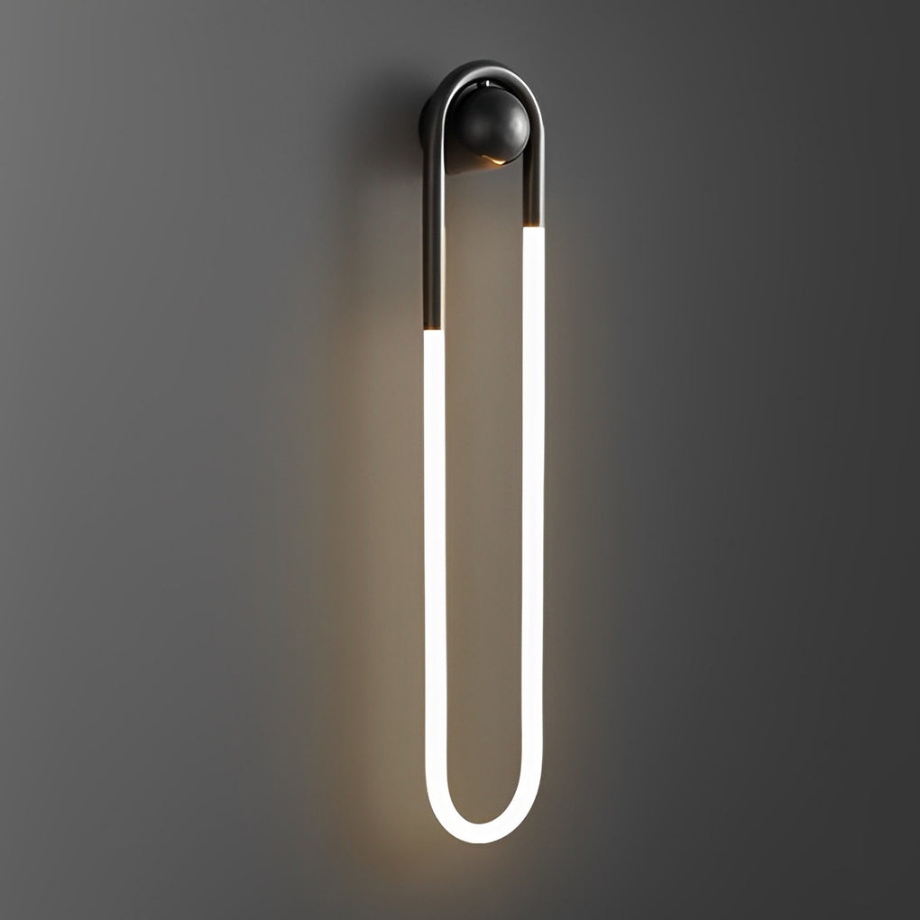 Minimalist Copper LED Wall Lamp with Three-Step Dimming for Modern Interiors