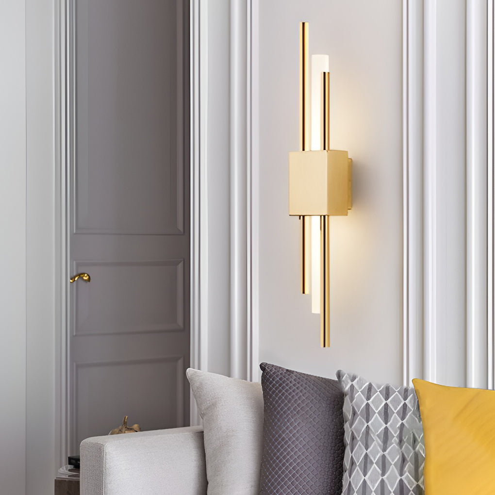 Modern Black LED Up and Down Wall Sconce Lighting for Living Room
