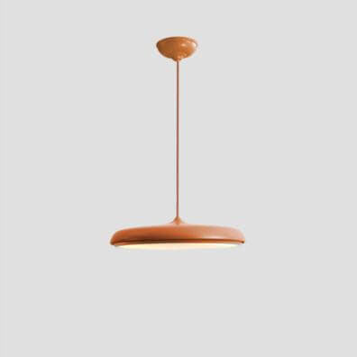 Nordic Style Metal LED Pendant Light in Colorful Macaron Design for Modern Spaces