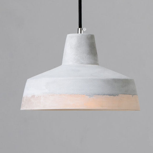 Industrial Minimalist Grey Cement Pendant Light for Modern Home Decor
