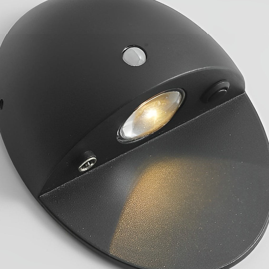 Modern Oval USB Rechargeable Motion Sensor Magnetic Wall Lamp for Bedroom