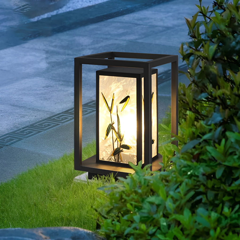 Decorative Solar LED Pathway Lights in Elegant Landscape Design for Gardens