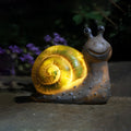 Colorful Resin Solar Garden Lamp for Dogs, Rabbits, and Snails