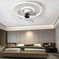 Whisper-Quiet 360° Dimmable LED Ceiling Fan Light for Modern Spaces