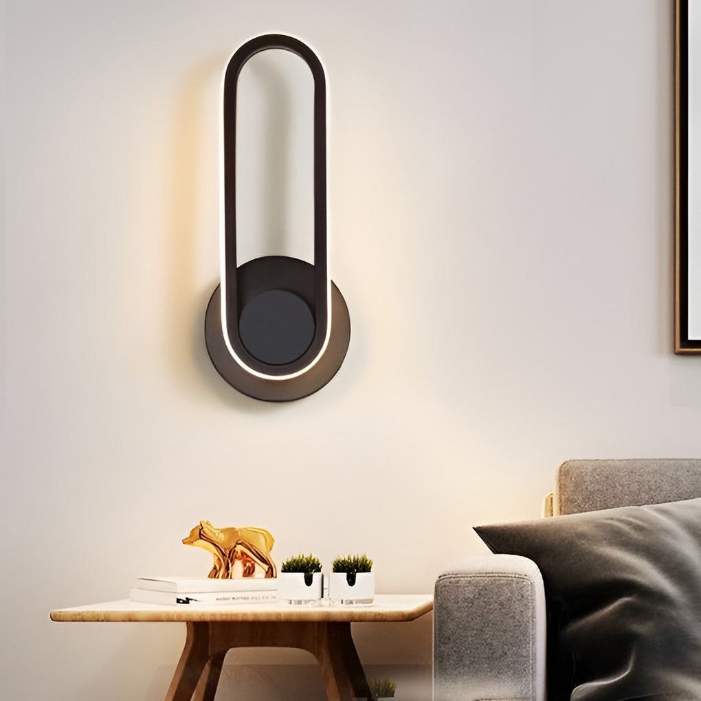 Nordic Style LED Wall Sconce Light - 330° Rotatable Rectangular Design