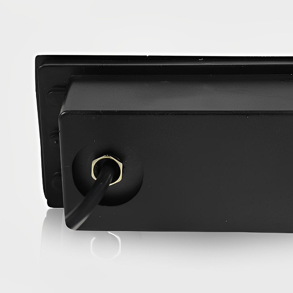 Sleek Aluminum Wall Recessed LED Step Lights - Modern Design for Hallways