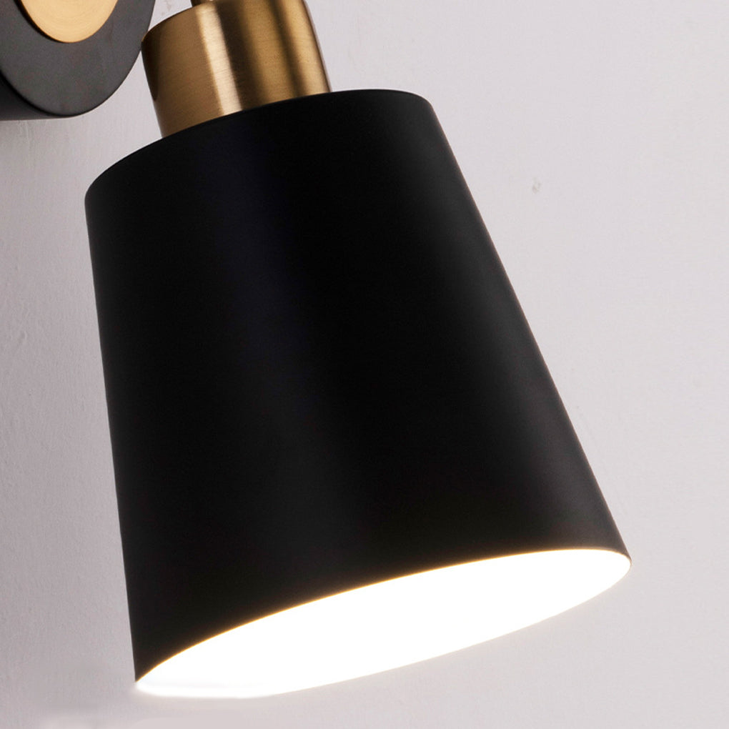 Black Nordic LED Adjustable Wall Sconce Light for Modern Home Decor