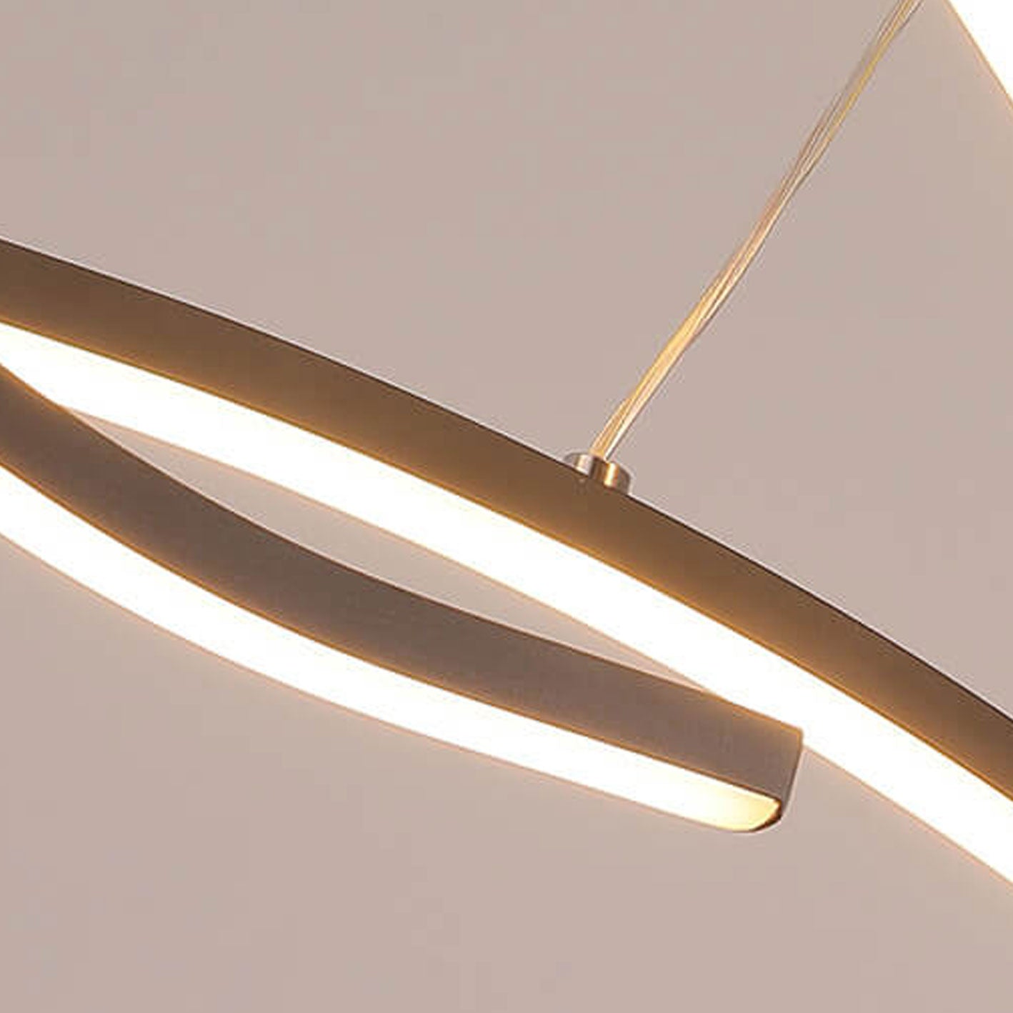 Scandinavian White LED Chandelier Pendant Light for Modern Interiors