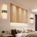Rectangular White Acrylic 6W LED Wall Sconce for Modern Living Spaces