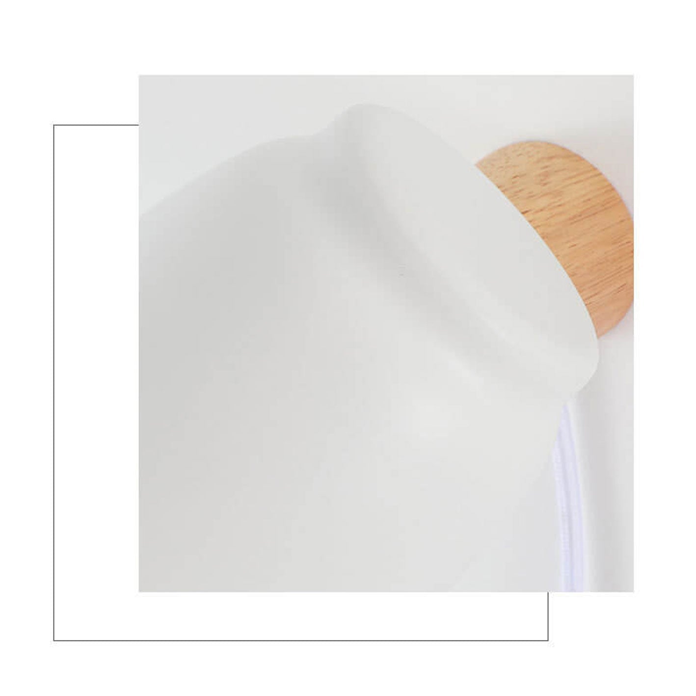 Scandinavian Minimalist Rotatable 1-Light Column Wall Sconce in White