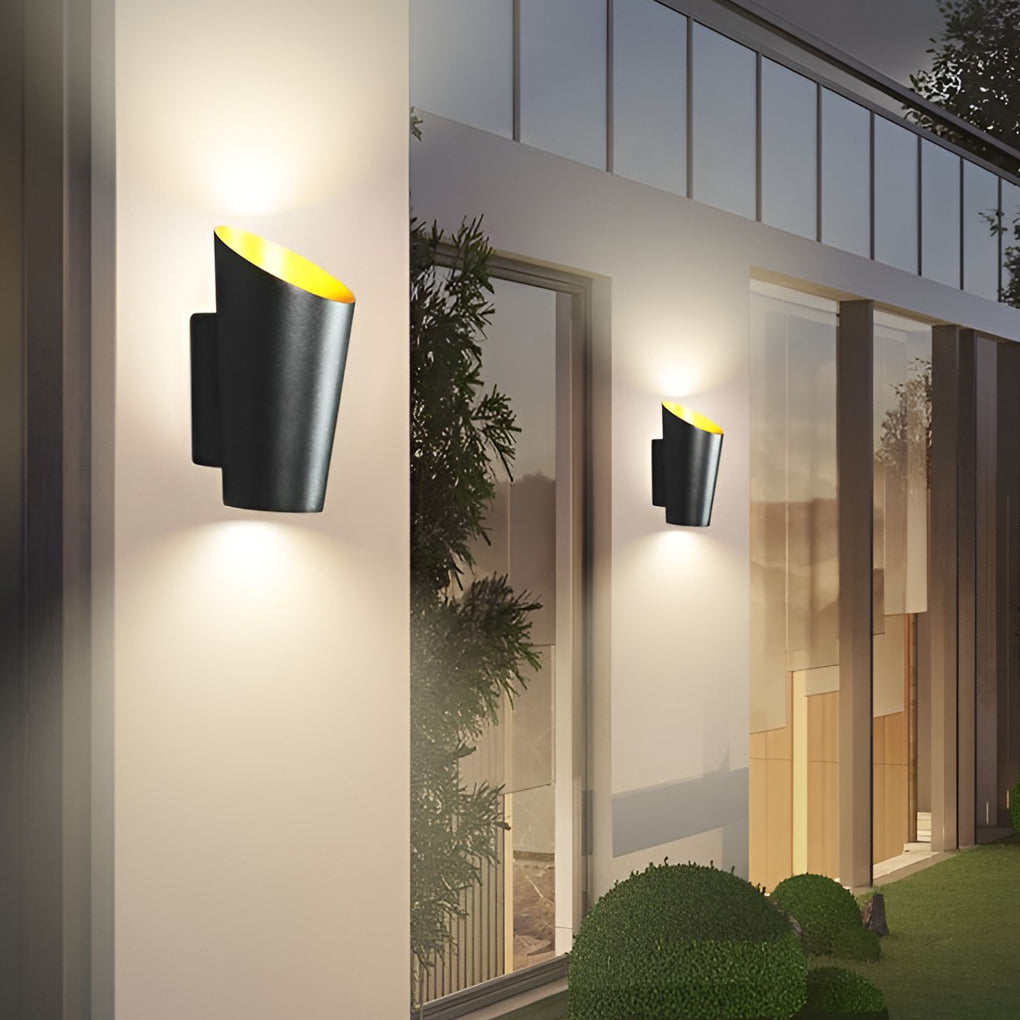Cylindrical White Waterproof 10W LED Wall Lamp for Modern Interiors