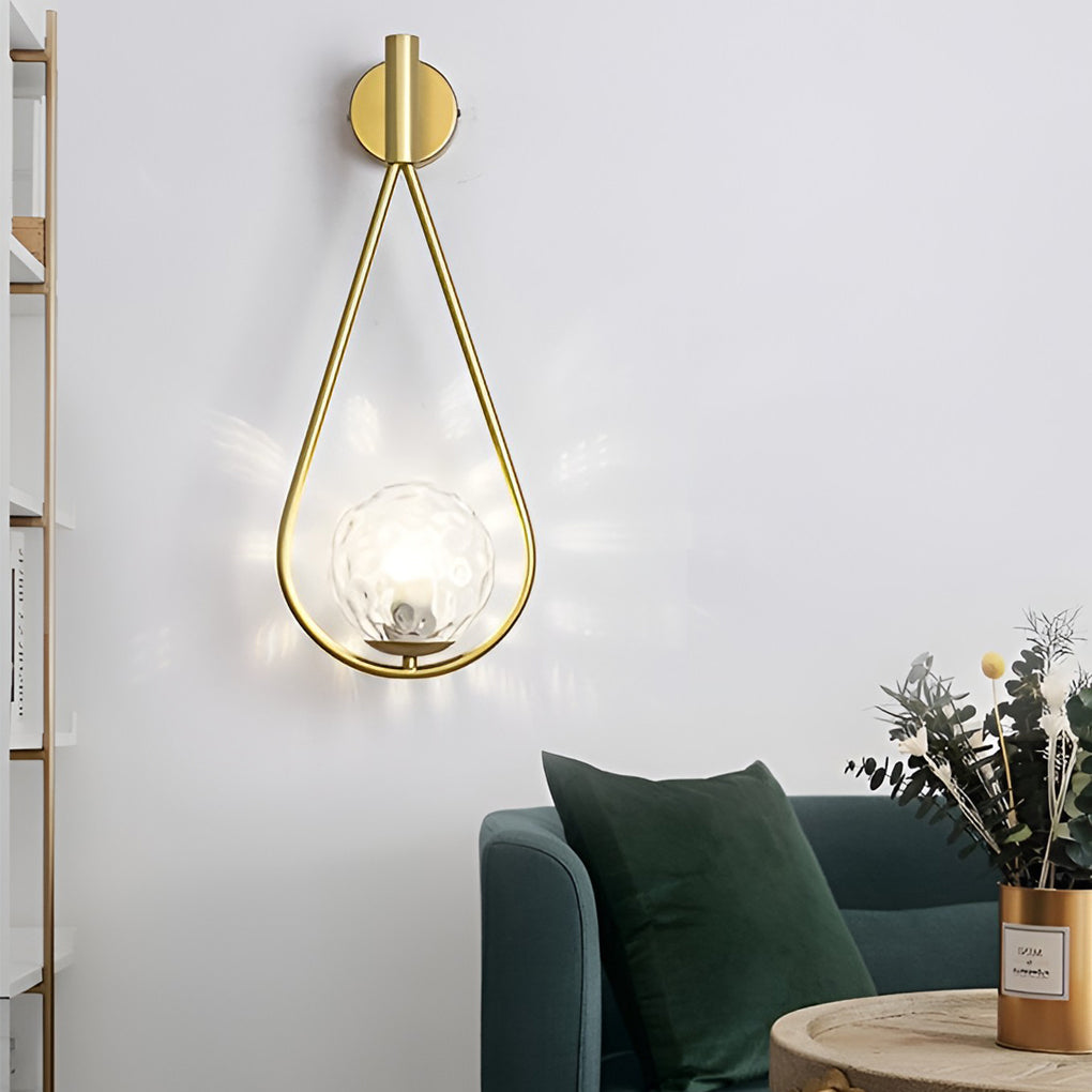 Modern Water Drop LED Wall Sconce in Nordic Style for Home Decor