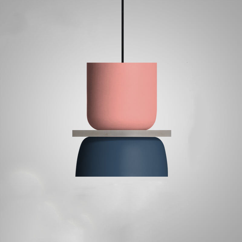 Vibrant Nordic Colorful Macaron LED Pendant Light for Kitchen or Dining Room