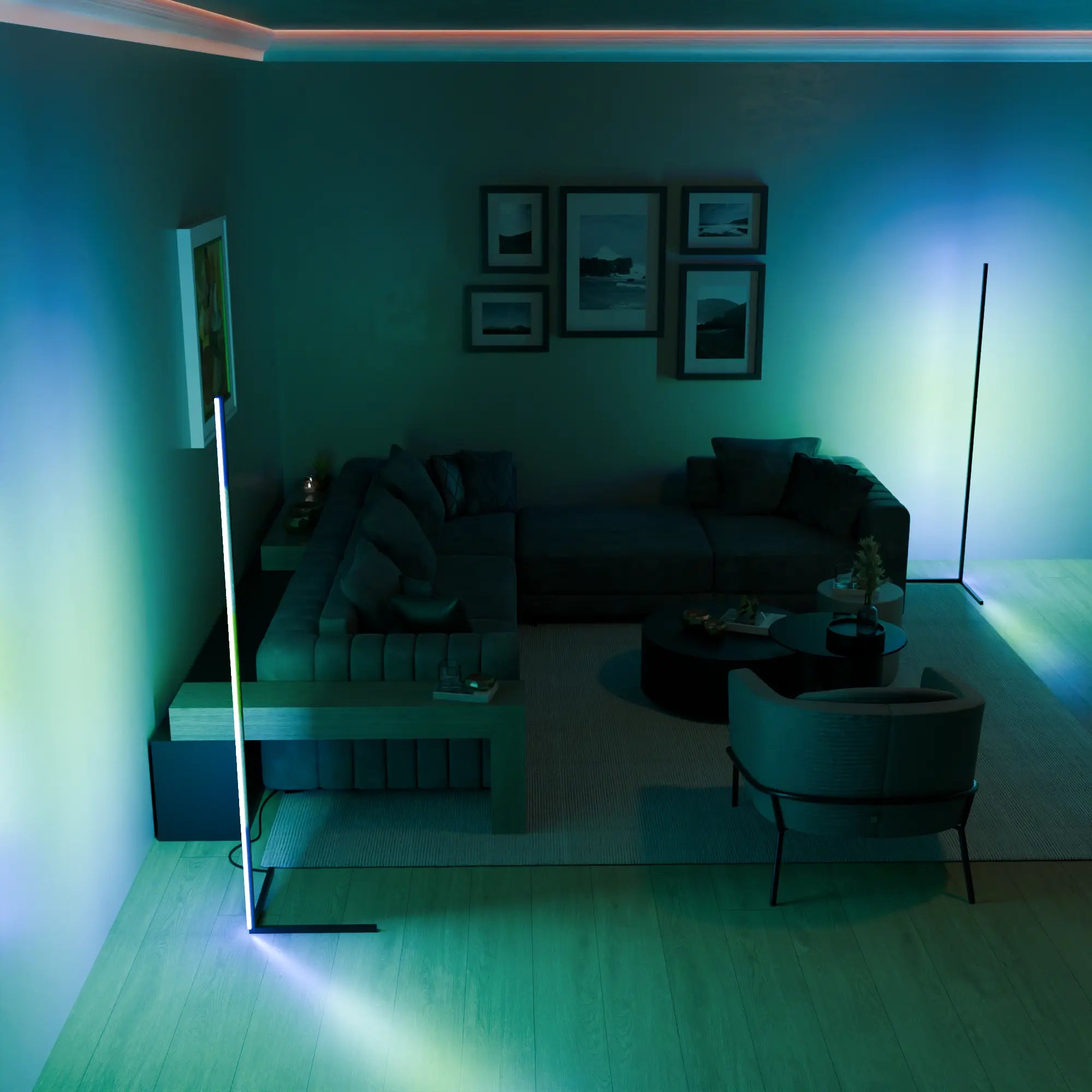 Elegant Modern Black Metal Floor Lamp for Living Room and Bedroom