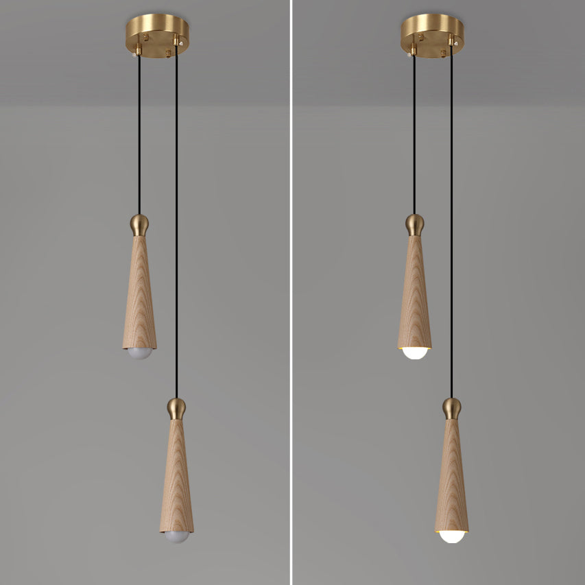 Modern Copper Dome LED Chandelier Pendant Light for Dining Room