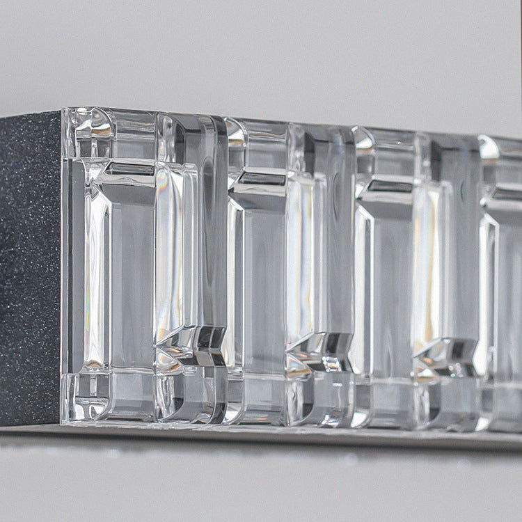 Sleek Aluminum Acrylic Linear LED Chandelier for Dining Room Island