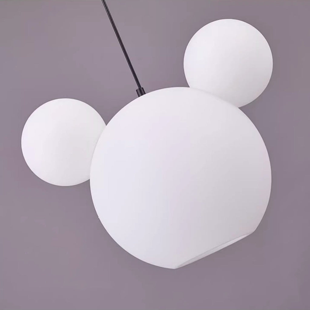 Chic PE Iron Art Deco 3-Light Round Chandelier for Kids' Bedroom & Playroom