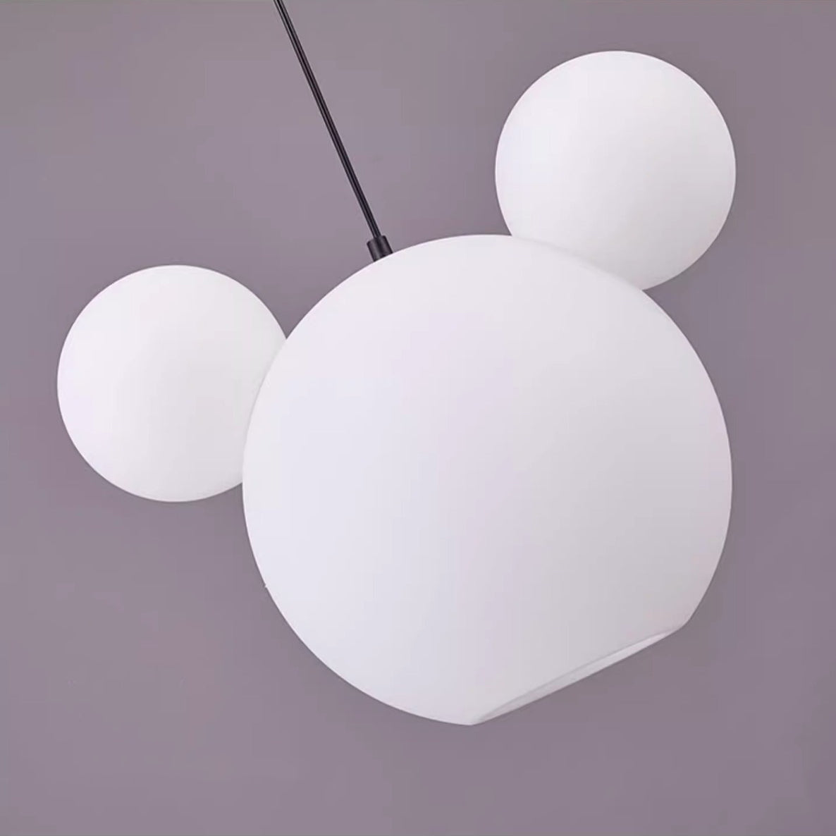 Chic PE Iron Art Deco 3-Light Round Chandelier for Kids' Bedroom & Playroom