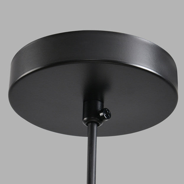 Elegant Faux Silk Japanese Iron Propeller Chandelier for Bedroom & Living Room