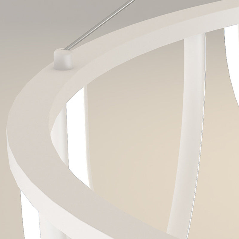 Sleek Black Iron Long Line LED Chandelier for Modern Living Room Lighting