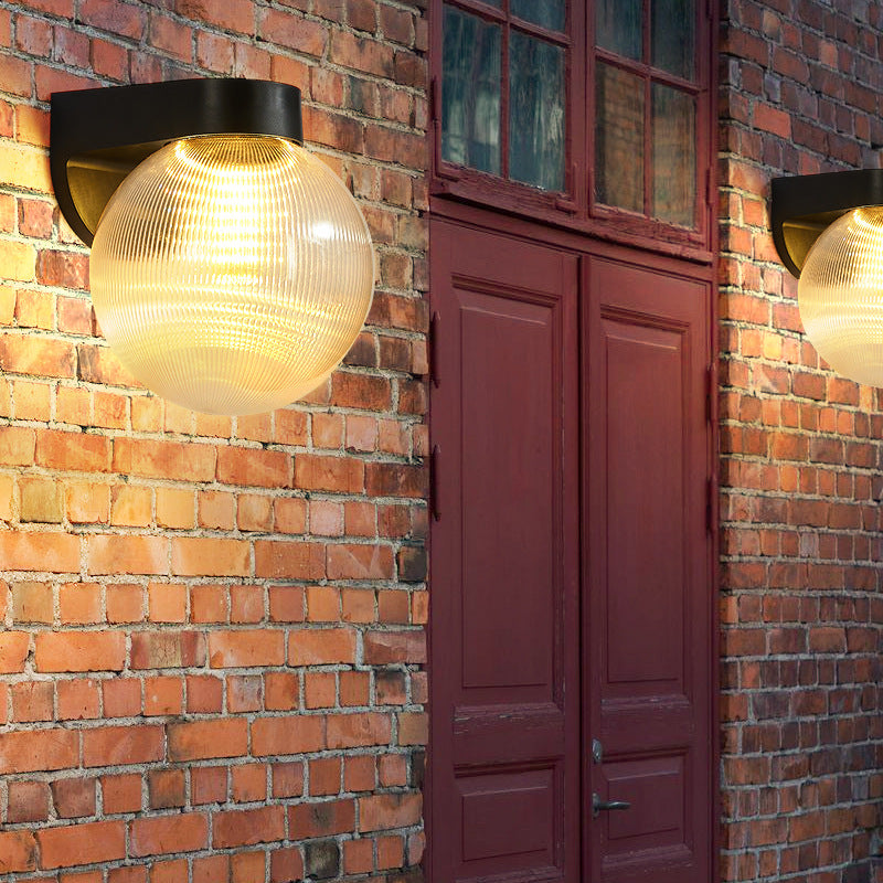 Modern Clear Polycarbonate Waterproof Wall Sconce Lamp for Outdoor Patio