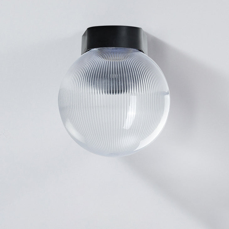 Modern Clear Polycarbonate Waterproof Wall Sconce Lamp for Outdoor Patio