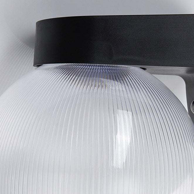 Modern Clear Polycarbonate Waterproof Wall Sconce Lamp for Outdoor Patio