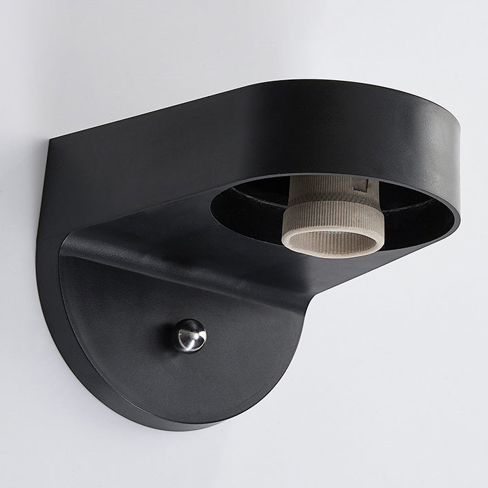 Modern Clear Polycarbonate Waterproof Wall Sconce Lamp for Outdoor Patio