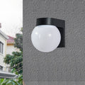 Modern Clear Polycarbonate Waterproof Wall Sconce Lamp for Outdoor Patio