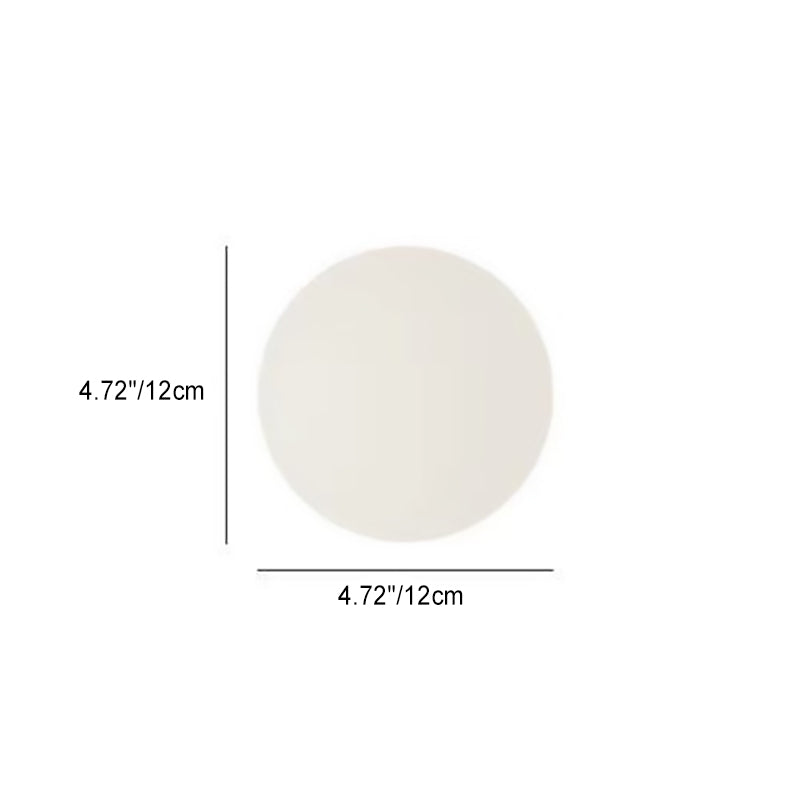 Contemporary Clear Glass Orb 1-Light Wall Sconce for Living Room Decor