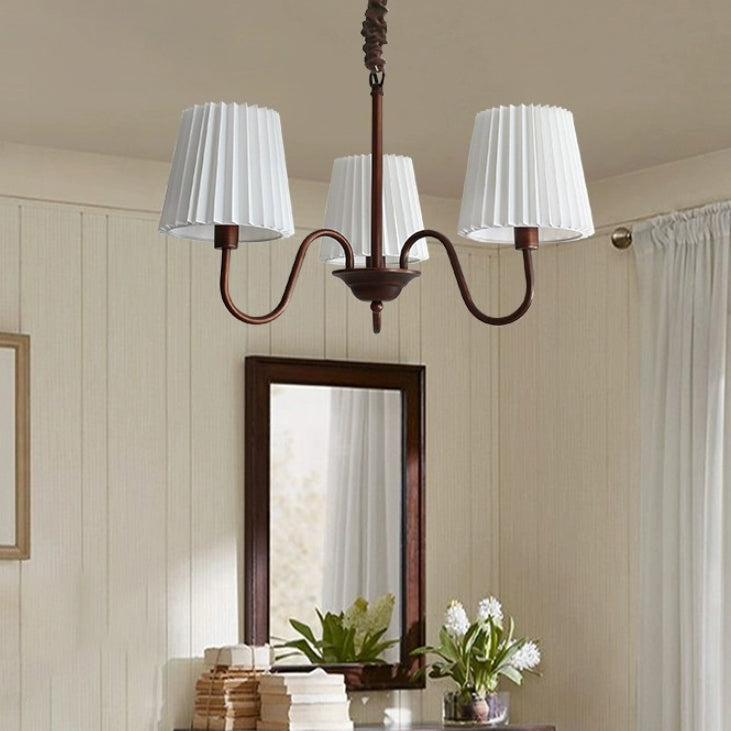 Rustic Iron Frame Branch Candelabra Chandelier for Living Room Decor