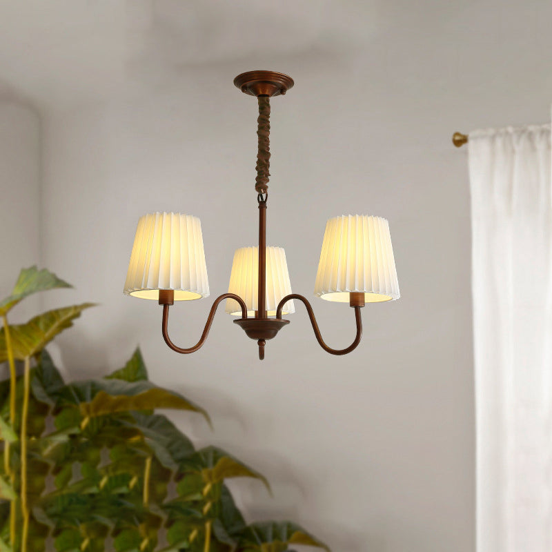Rustic Iron Frame Branch Candelabra Chandelier for Living Room Decor