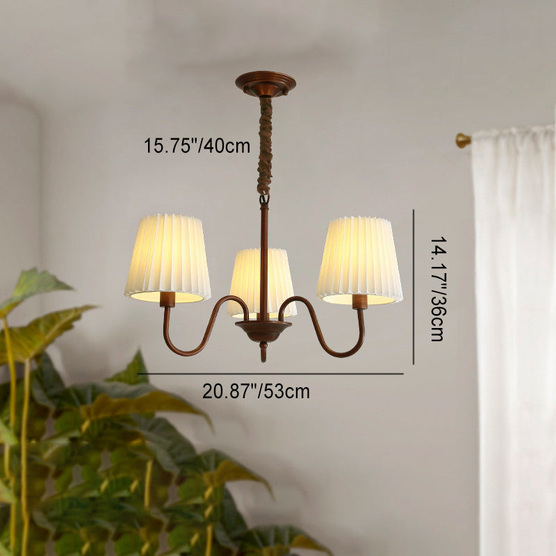 Rustic Iron Frame Branch Candelabra Chandelier for Living Room Decor