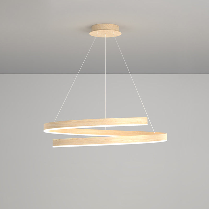 Modern Industrial Black Acrylic LED Chandelier for Dining Room Island