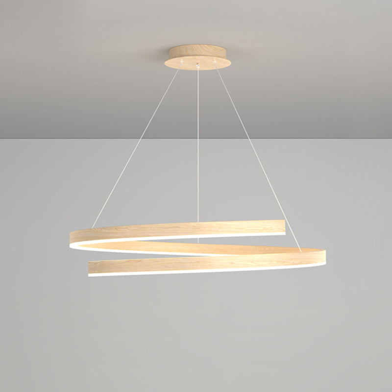 Modern Industrial Black Acrylic LED Chandelier for Dining Room Island