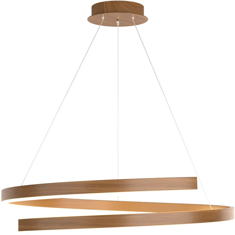 Modern Industrial Black Acrylic LED Chandelier for Dining Room Island
