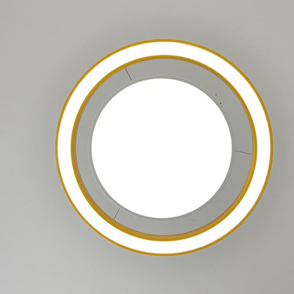 Sleek Black Round LED Island Chandelier Light for Modern Bedroom Decor