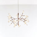 Modern Round Acrylic LED Chandelier with Stainless Steel for Bedroom