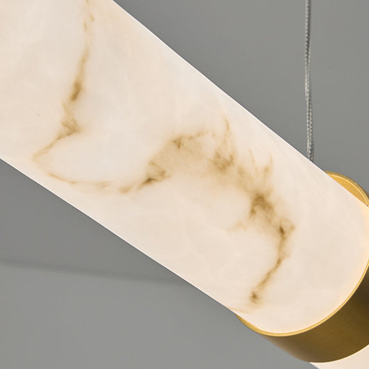 Sleek Textured Iron LED Pendant Light for Modern Dining Room Island