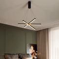 Scandinavian Aluminum LED Chandelier Island Light for Modern Living Room